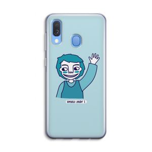 Zwaai: Samsung Galaxy A40 Transparant Hoesje