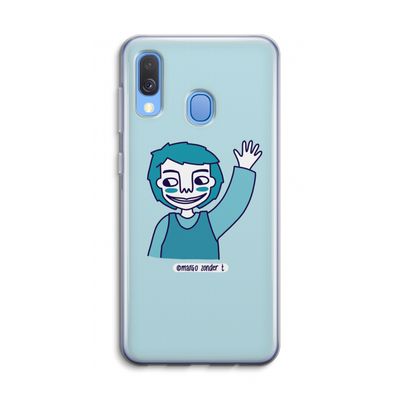 Zwaai: Samsung Galaxy A40 Transparant Hoesje