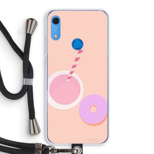 Donut: Huawei Y6s Transparant Hoesje met koord