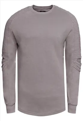 RustyNeal - Heren Trui - DonkerGrijs - Longsleeve - Modernfit