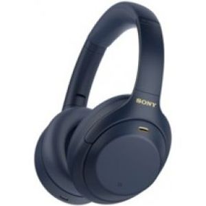 Sony WH1000XM4L.CE7 Hoofdtelefoons Bedraad en draadloos Hoofdband Oproepen/muziek USB Type-C Bluetooth Blauw