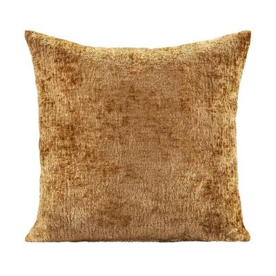 2e Halve Prijs Leen Bakker - Sierkussen Haydn - Brons - 45x45 Cm - Polyester - Bronskleurig - 10x45x45 Cm