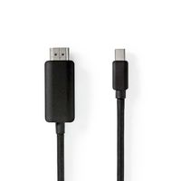 Mini-DisplayPort - HDMI-Kabel | Mini-DisplayPort Male - HDMI Male | 2,0 m | Zwart - thumbnail