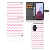 OPPO Reno 8 Lite | OnePlus Nord N20 | Telefoon Hoesje | Waves Roze