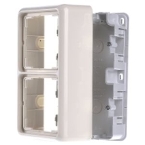CD 582 A W  - Surface mounted housing 2-gang CD 582 A W