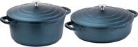 Westinghouse Pannenset Performance (braadpan + hapjespan) ø 28 cm - blauw - inductie en alle andere warmtebronnen Westinghouse Pannenset Performance (braadpan + hapjespan) ø 28 cm - blauw - inductie en alle andere warmtebronnen