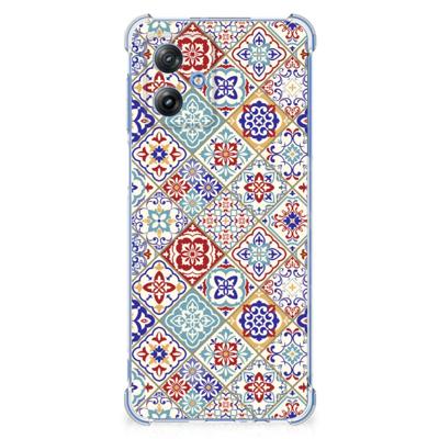 Motorola Moto G54 Anti-Shock Hoesje Tiles Color Motorola Moto G54 Anti-Shock Hoesje Tiles Color