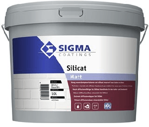 sigma silicat matt wit 2.5 ltr