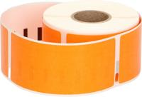Huismerk Label Tape voor Dymo 99010 | 89 x 28 mm | S0722370 - Oranje - 260 Etiketten per Rol - 1 Rol