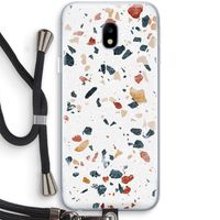 Terrazzo N°4: Samsung Galaxy J3 (2017) Transparant Hoesje met koord