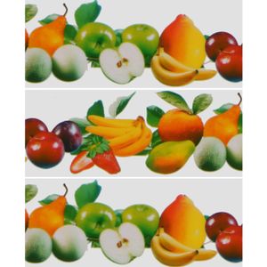 Fruitvliegjes val fruit raamstickers - 6x stickers - ongedierte bestrijding