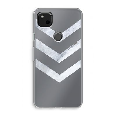 Marmeren pijlen: Google Pixel 4a Transparant Hoesje