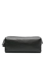 Common Projects trousse de toilette en cuir grainé - Noir