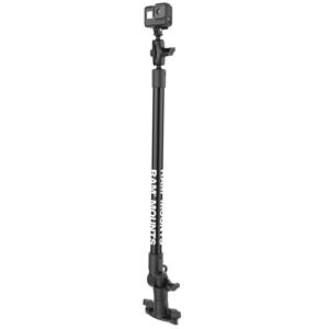 RAM Mount Tough-Pole™ 60 cm Camera Mount met enkele pijp en dual track basis