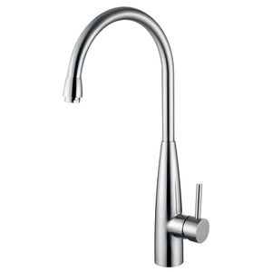 Typhon RVS Keukenkraan Hooggebogen Uitloop Aqua Splash