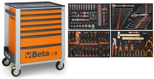 Beta 2400S O7/E-S | Gereedschapswagen | 7 laden | Oranje | 240-delig - 024006221