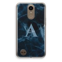 Midnight Marble: LG K10 (2017) Transparant Hoesje