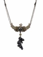 Christian Lacroix Pre-Owned collier Heart Bird (années 1980) - Noir