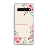 Rozen: Samsung Galaxy S10 5G Transparant Hoesje