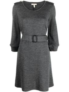 Burberry Pre-Owned robe à taille ceinturée (années 2010) - Gris