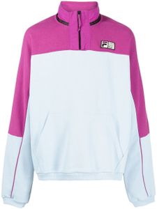 Fila pull à col zippé - Bleu