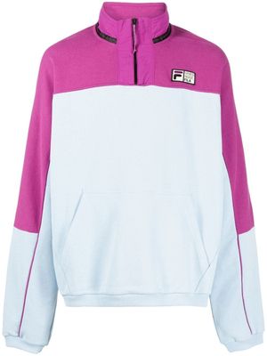 Fila pull à col zippé - Bleu
