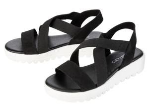 esmara Dames sandalen (38, Zwart)