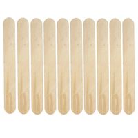 100x naturel hobby knutsel houtjes/ijslollie stokjes 20 x 2,5 cm - Houten knutselstokjes - thumbnail
