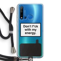 My energy: Huawei P20 Lite (2019) Transparant Hoesje met koord