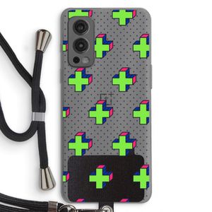 8-bit N°10: OnePlus Nord 2 5G Transparant Hoesje met koord