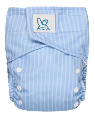 Bumbuns Easy Herbruikbare Luier Stripes Blue Sky Klittenband