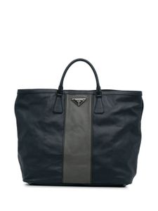 Prada Pre-Owned sac cabas Lux (2013-2022) - Bleu