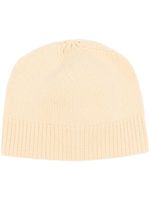 Jil Sander bonnet en maille épaisse - Jaune