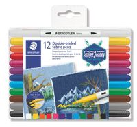 Viltstift Staedtler 3190 textiel duo ass