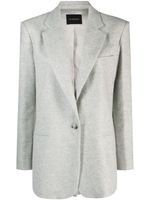 THE ANDAMANE blazer Gula en laine vierge - Gris - thumbnail