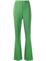 Tibi pantalon évasé à taille mi-haute - Vert - thumbnail