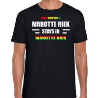 Sittard/Marotte Riek Carnaval outfit / t- shirt zwart heren - thumbnail