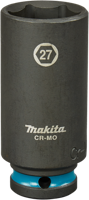 Makita krachtdop impact black, 1/2 27mm lang - e-16536