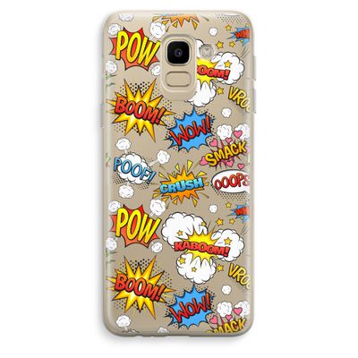 Pow Smack: Samsung Galaxy J6 (2018) Transparant Hoesje