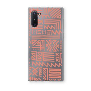 Marrakech Pink: Samsung Galaxy Note 10 Transparant Hoesje