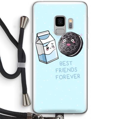 Best Friend Forever: Samsung Galaxy S9 Transparant Hoesje met koord