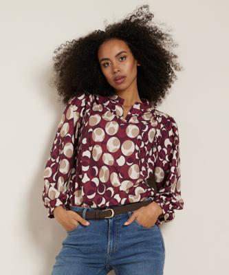 top met stippenprint top met stippenprint
