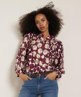 top met stippenprint