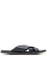 Corneliani sandales Waikiki Beach en cuir - Bleu