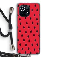 Watermelon: Xiaomi Mi 11 Transparant Hoesje met koord