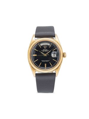 Rolex montre Day-Date 36 mm pre-owned - Noir