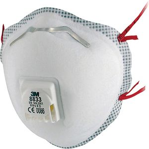 3M Stofmasker | FFP3 / V R D | met uitademventiel | 5 stuks - 7100091323 7100091323