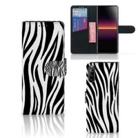 Sony Xperia L4 | Telefoonhoesje | Met pasjeshouder | Zebra