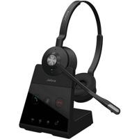 Jabra Engage 65 Stereo On Ear headset Telefoon DECT Stereo Zwart Noise Cancelling Microfoon uitschakelbaar (mute) - thumbnail