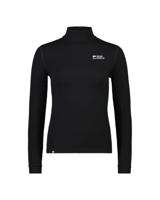 Mons Royale Cascade Merino Mock Neck Long Sleeve Thermoshirt Dames Black L